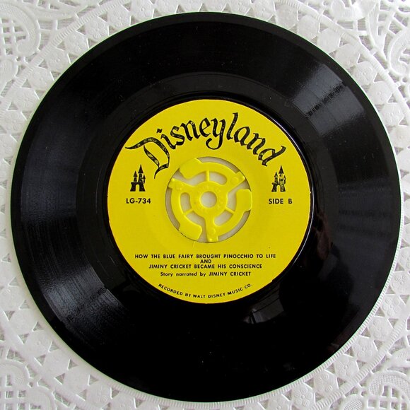 45 RPM KID'S RECORDS, LOT of 4 VINTAGE LULLABIES, THE SWING, THREE BLIND MICE + - Picture 16 of 16